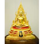 พระพุทธชินราช ปิดทองแท้ ฐานสูง หน้าตัก5 นิ้ว