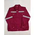 เสื้อช็อปสีแดงเลือดหมู