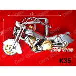 หัวเข็มขัดสแตนเลส ลายมอไซค์ฮาเล่