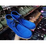 รองเท้าเซ็ฟตี้ รุ่นหุ้มข้อเช็คโก สีน้ำเงิน