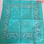 ผ้าเช็ดหน้า สีฟ้าอ่อน G17