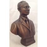 พระบรมรูป รัชกาลที่ 9 ชุดสากล พิมพ์ครึ่งท่อน สูง 29cm