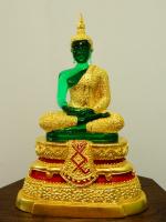 พระแก้วมรกต 5 นิ้ว ชุดฤดูฝน ปิดทองแท้