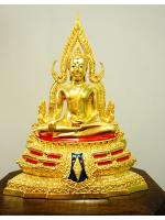 พระพุทธชินราช ปิดทองแท้ ฐานสูง หน้าตัก5 นิ้ว