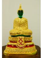 พระแก้วมรกต 5 นิ้ว ชุดฤดูหนาว ปิดทองแท้