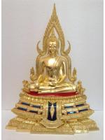 พระพุทธชินราช หน้าตัก 9นิ้ว ฐานสูง ปิดทองแท้