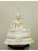 พระพุทธชินราช สีมุก มวลสารผสมเหล็กน้ำพี้ หน้าตัก9นิ้ว