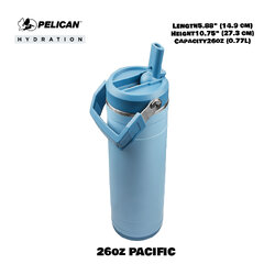 Pelican Pacific 26oz 770ml Bottle - Zenith - ขวดน้ำเก็บความร้อนและเย็น เเท้💯 รับประกัน 1ปี