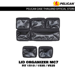 Lid Organizer MC7 for Pelican 1510 / 1535 AIR / 1556 AIR / V525 with 7 removable pouches *กระเป๋าถอดออกได้*