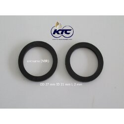 แหวนยาง (NBR) OD 27 mm ID 21 mm L 2 mm