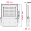 โคมไฟ LED FLOOD LIGHT รุ่น Jupiter 200W (LED Nichia)
