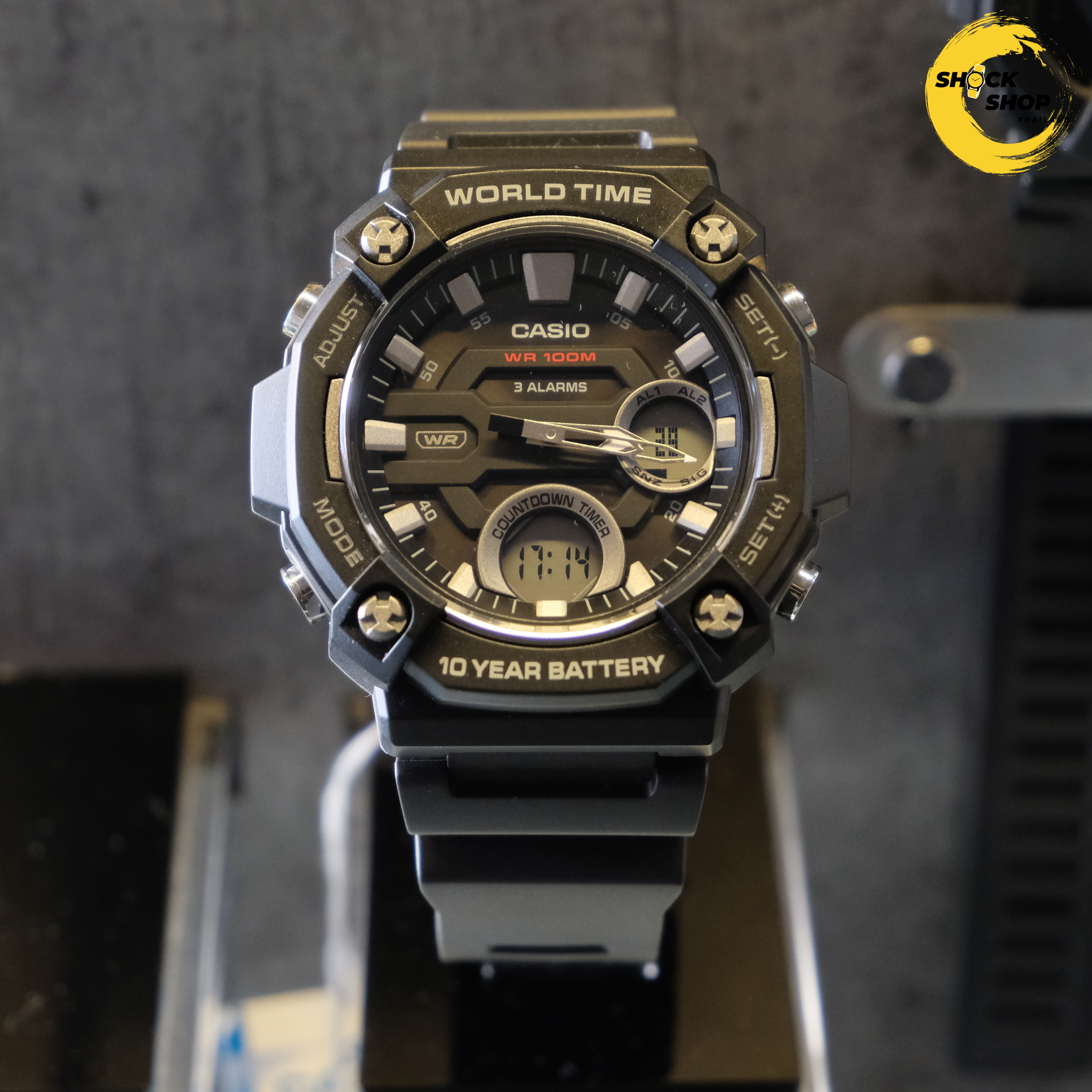 CASIO นาฬิกาผู้ชาย รุ่น AEQ-120W-1AV คาสิโอ