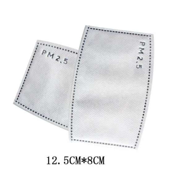 ผ้าปิดจมูก+แผ่นกรองฝุ่นpm 2.5 3ชิ้น