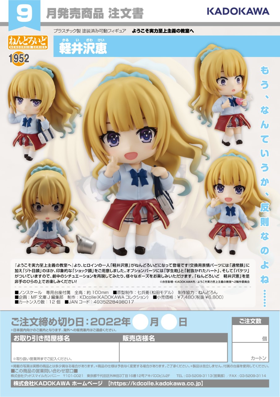 Nendoroid Kei Karuizawa
