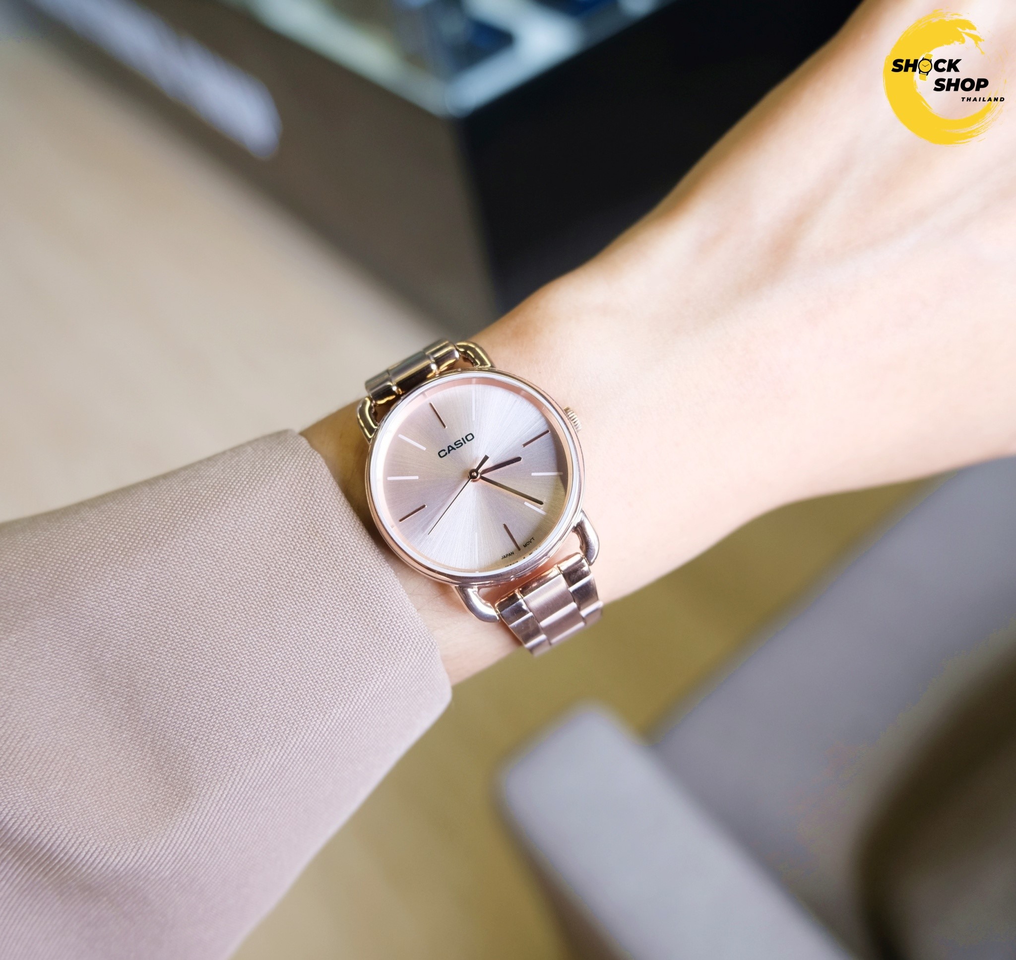 นาฬิกาผู้หญิง Casio รุ่น LTP-E412PG-4A คาสิโอ