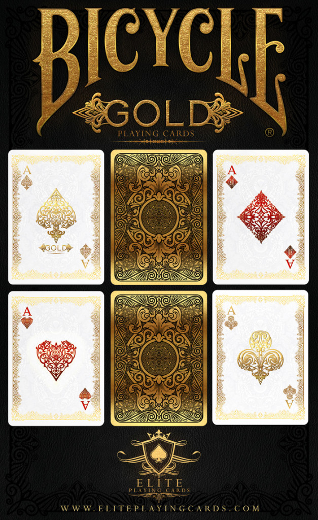 Bicycle Gold by Elite Playing Cards