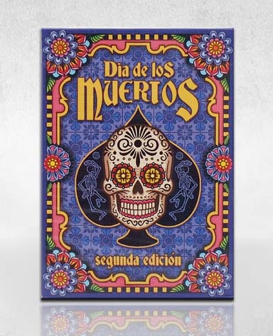 Purple Dia De Los Muertos V.2 Playing Cards
