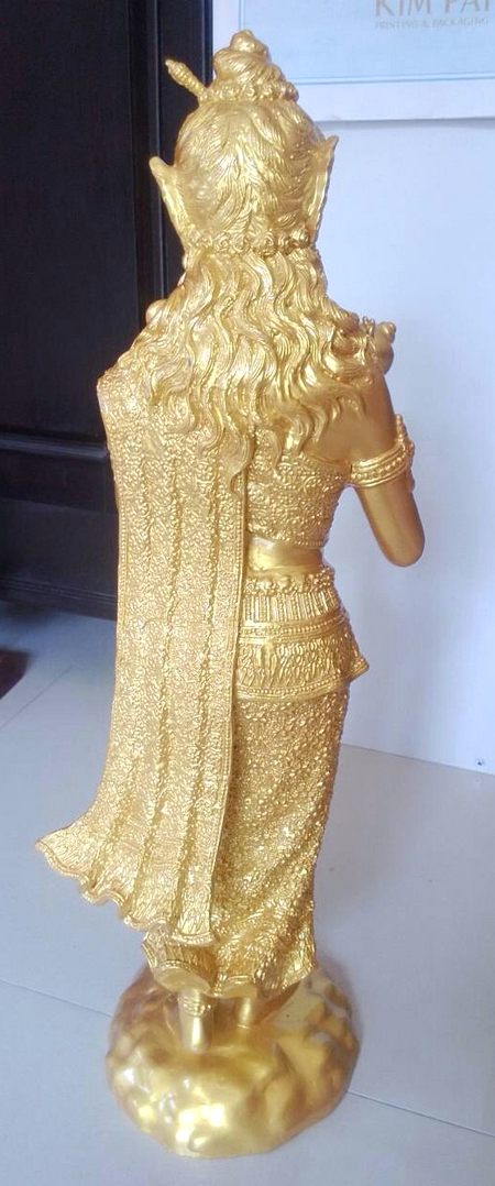 พระนางสิริมหามายา อุ้มเจ้าชายสิทธัตถะ สูง55ซม.