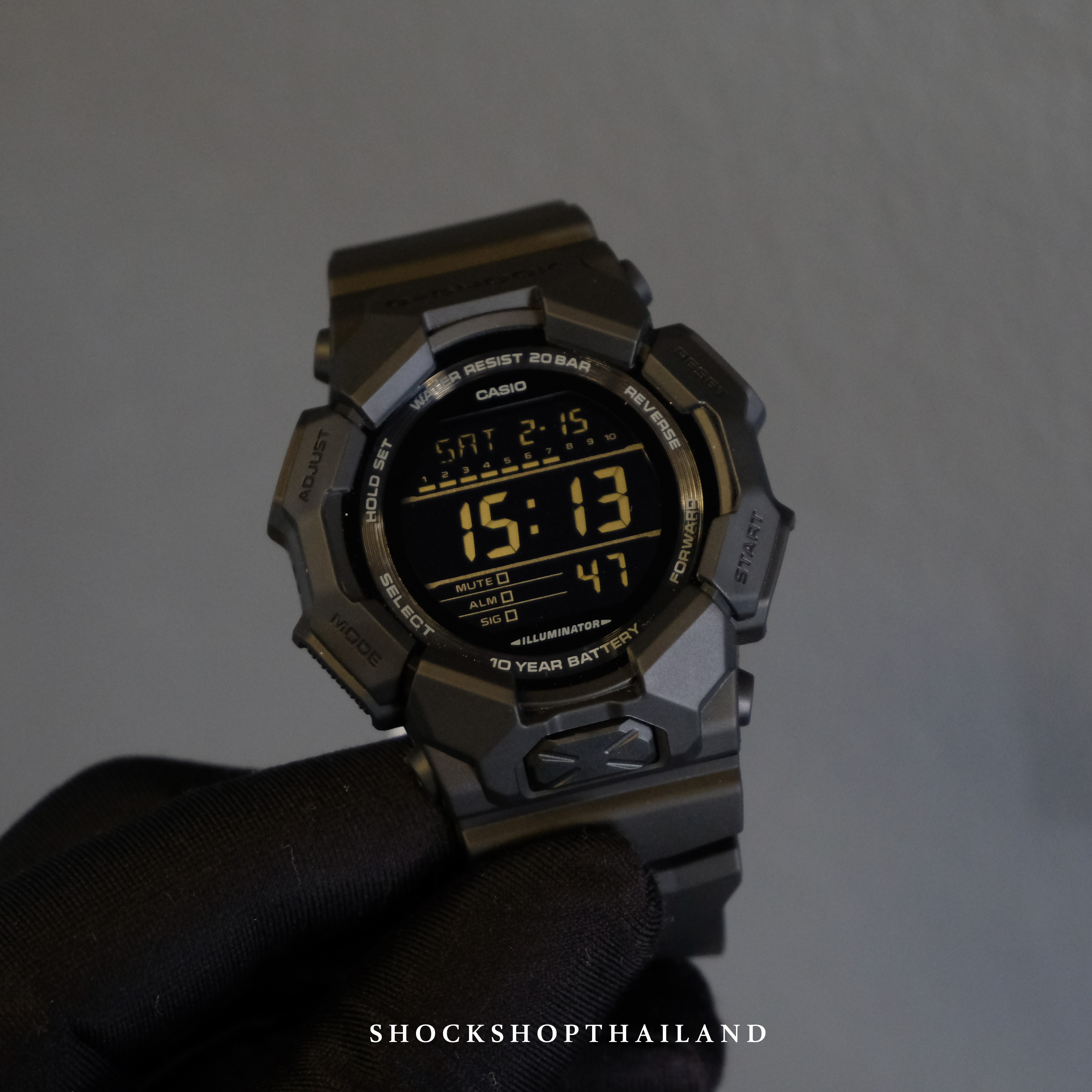 Casio G-Shock นาฬิกาผู้ชาย รุ่น GD-010-1A1 ซีรีส์ GD-010 จีช็อค