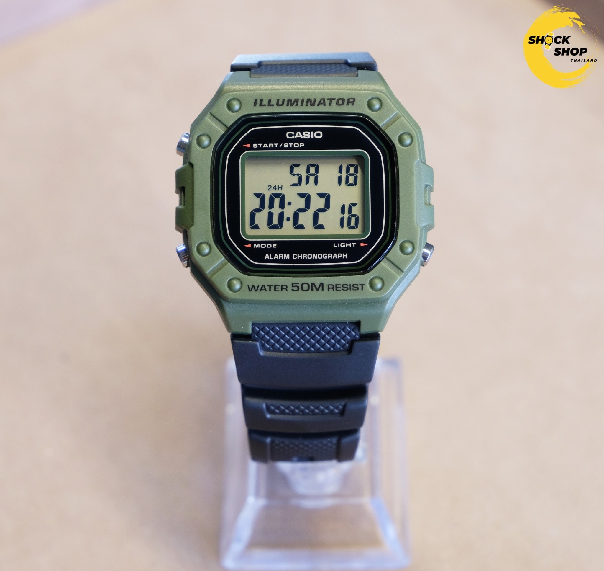 นาฬิกาข้อมือ Casio รุ่น W-218H-3AV คาสิโอ