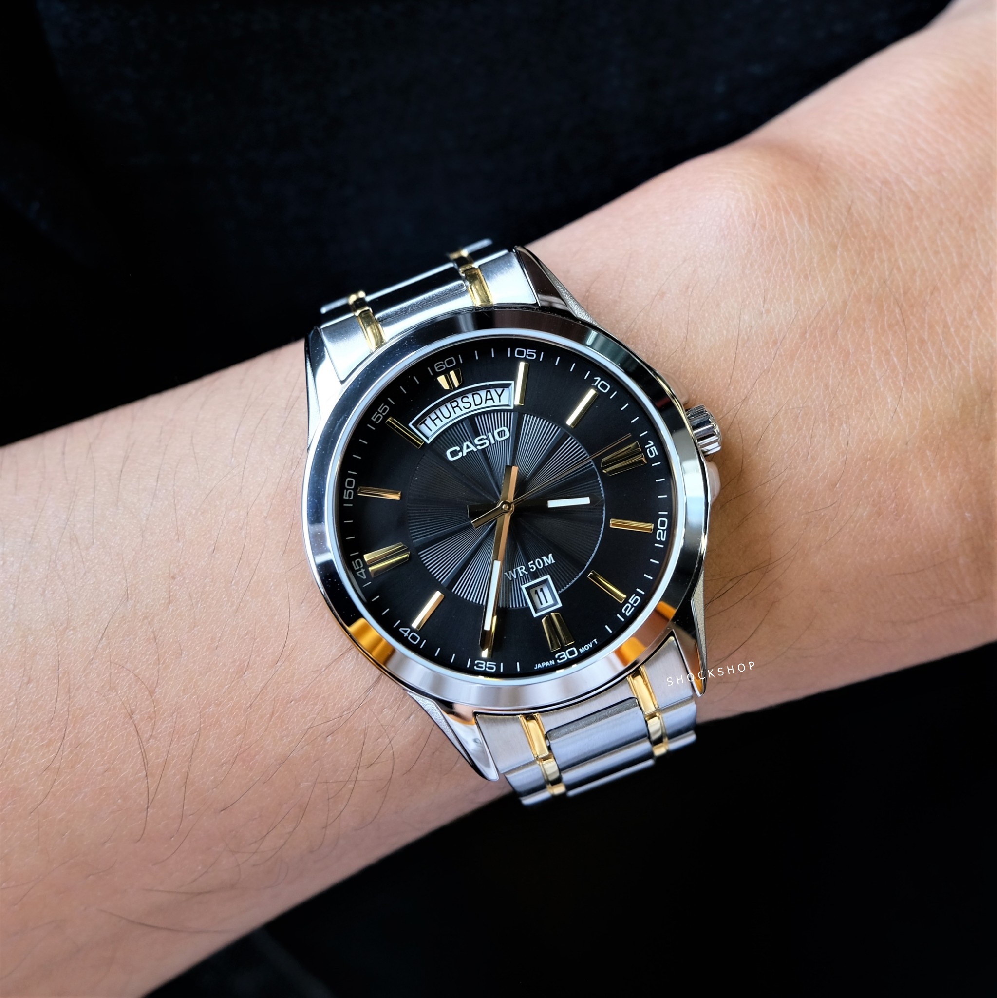 นาฬิกาผู้ชาย Casio รุ่น MTP-1381G-1A คาสิโอ