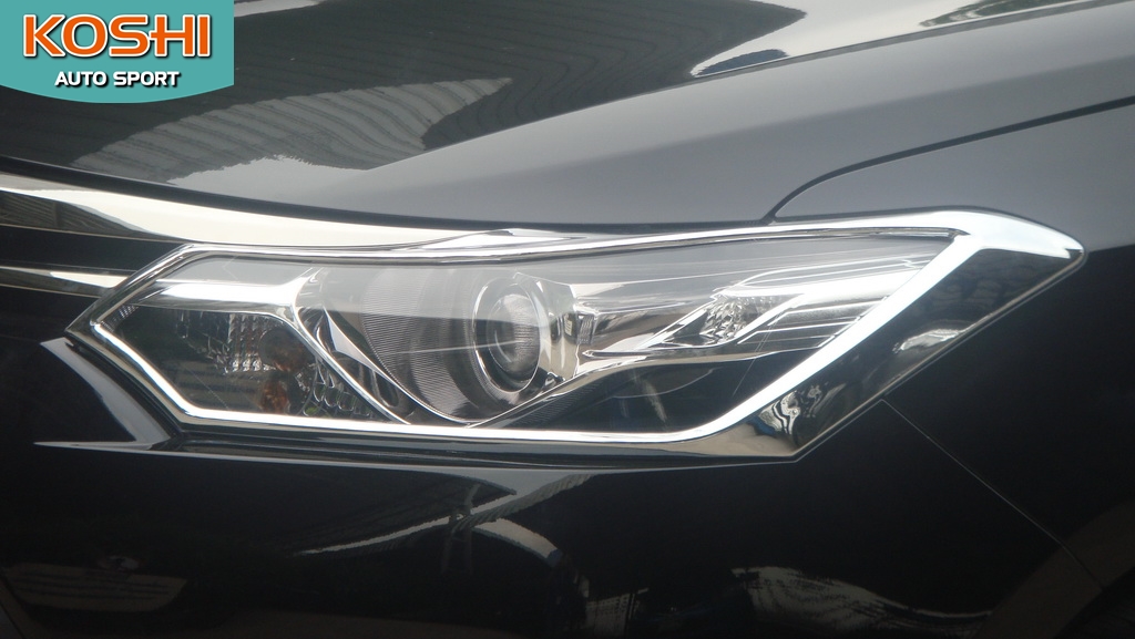 ครอบไฟหน้า ชุบโครเมี่ยม Toyota Vios 2014 ยี่ห้อ AOS
