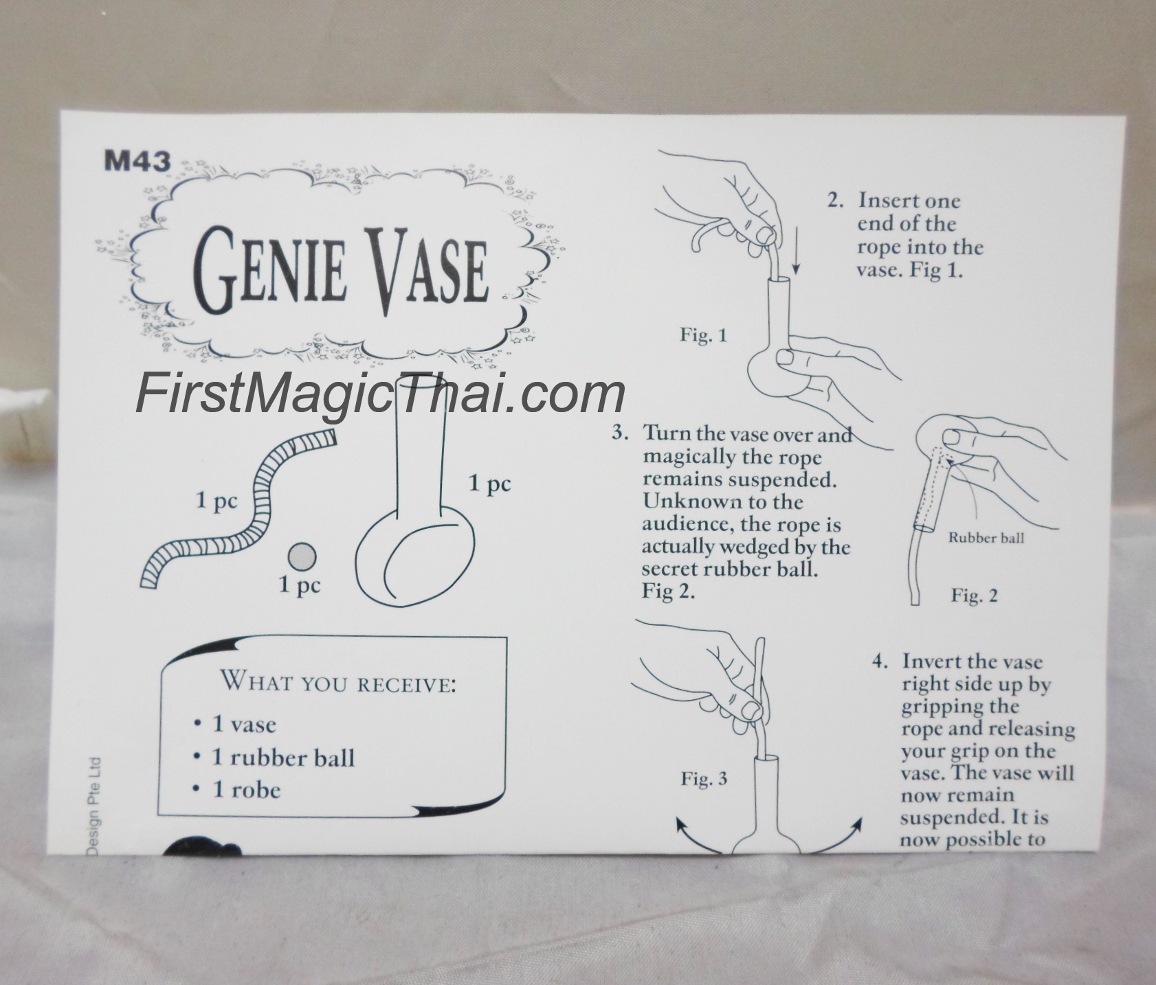 แจกันจินนี่ (สีทอง) (Genie Vase)