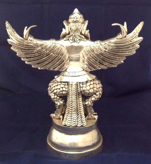 ครุฑ ใหญ่ ทองเหลือง สีเงิน 5นิ้ว