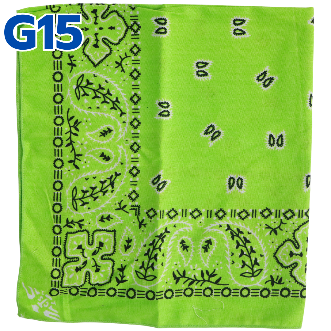 ผ้าเช็ดหน้า สีเขียวอ่อน G15