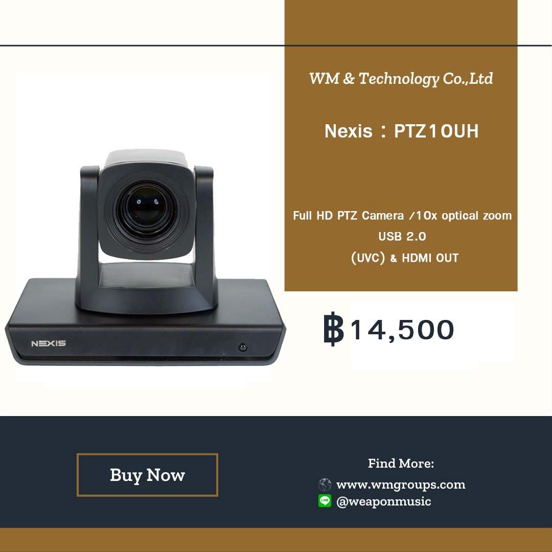 Live Streaming Camera : Nexis PTZ10UH