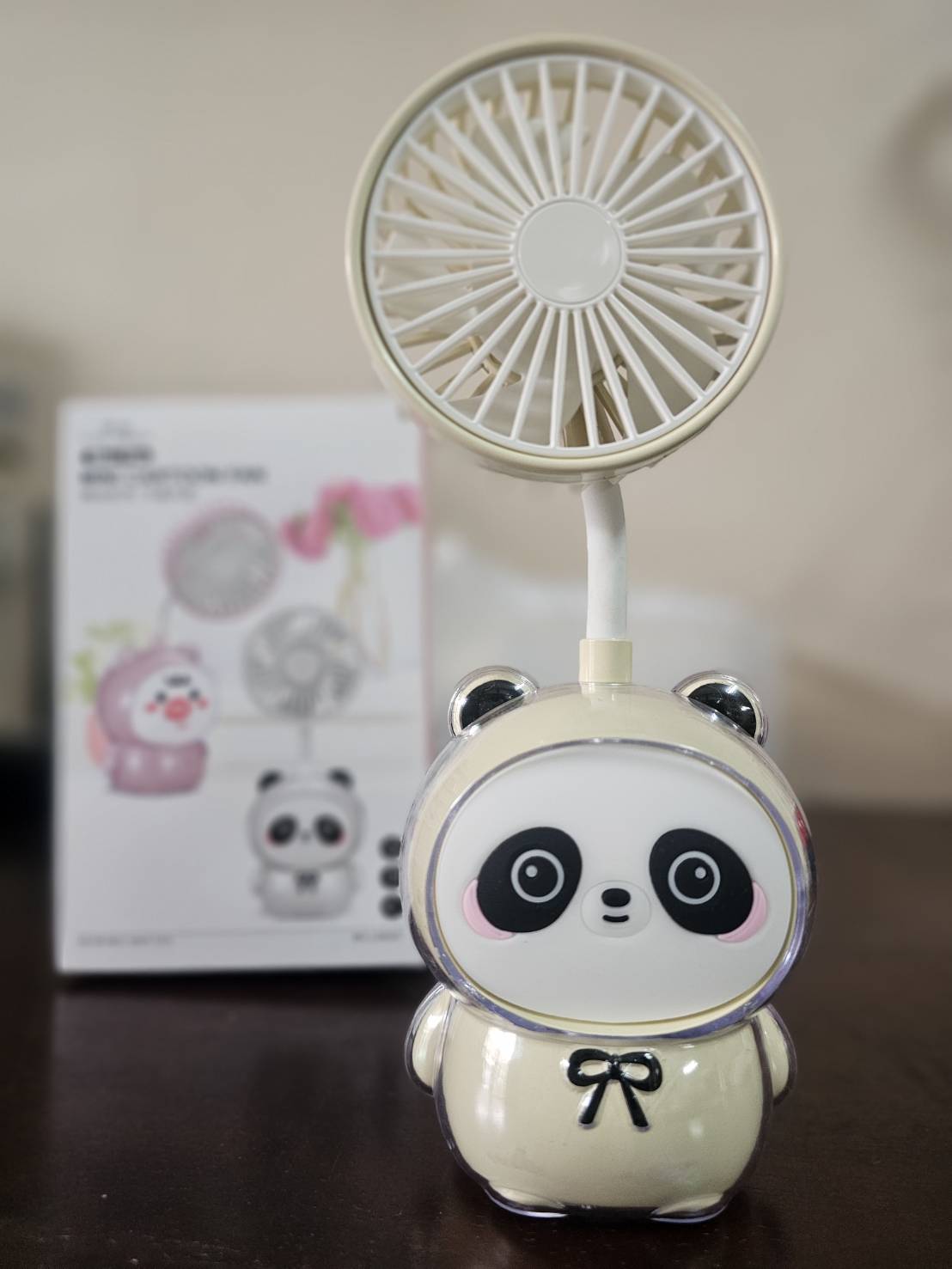 พัดลมพกพา ไร้สาย น้ำหนักเบา พร้อมสาย USB