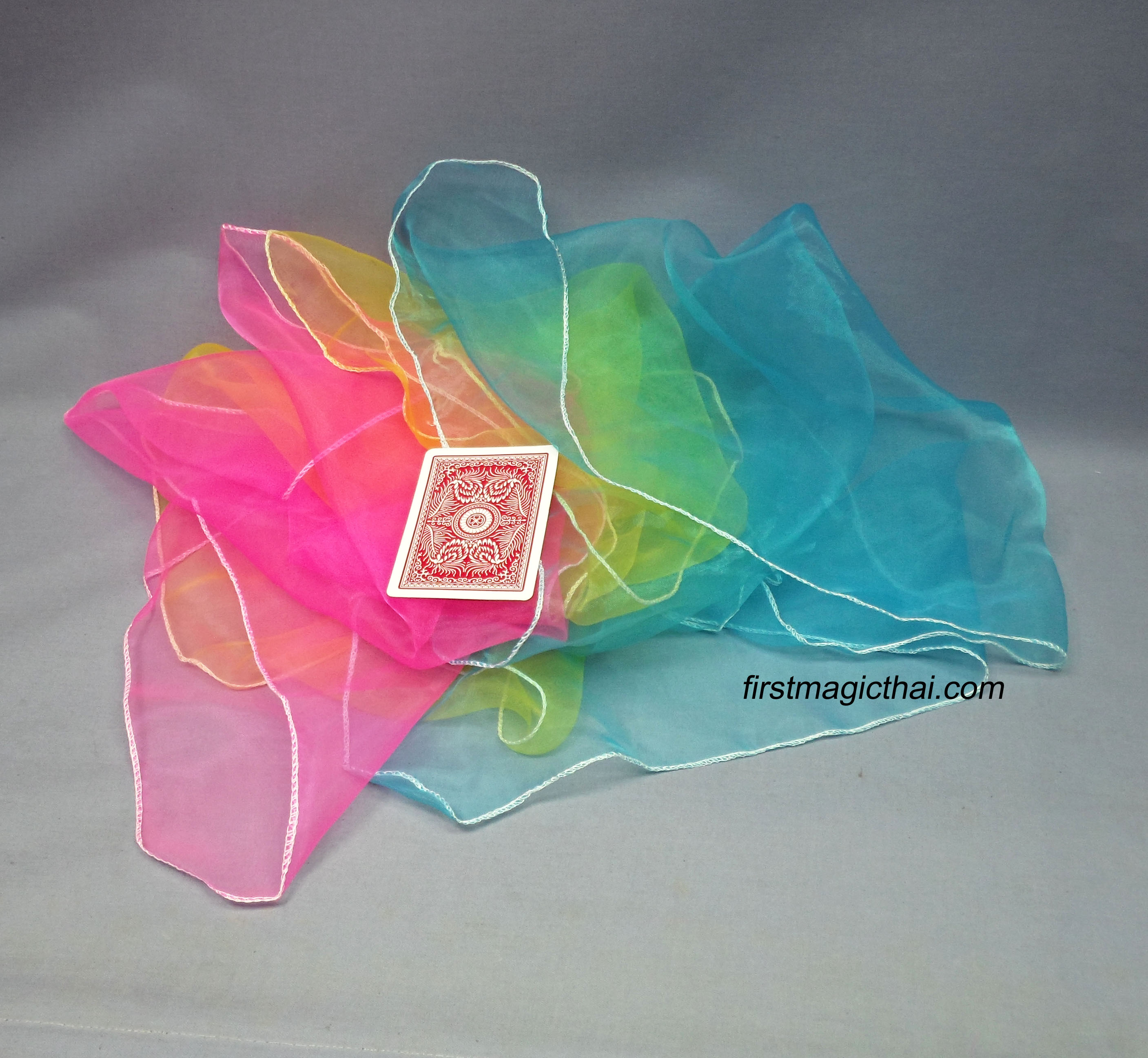 ผ้า โยน กายกรรม แบบเบา / Silk Juggling