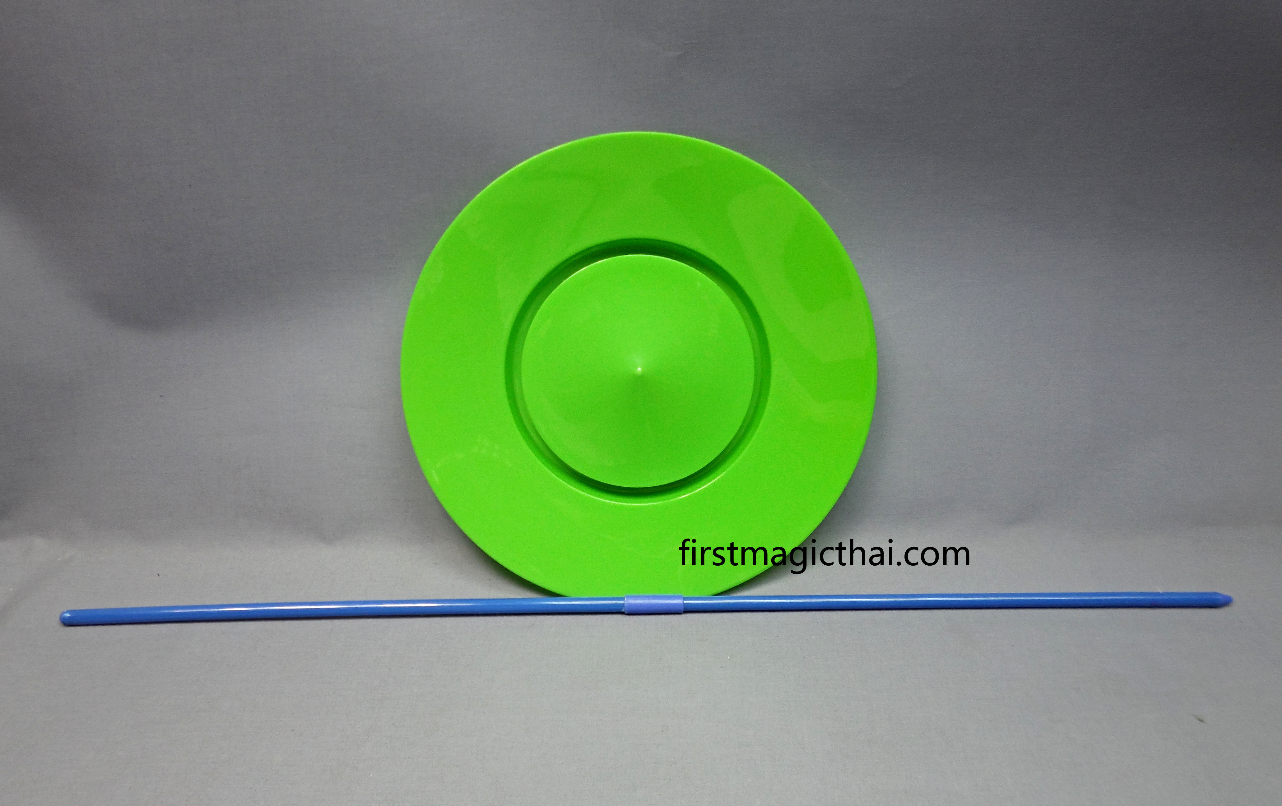 จานกายกรรม รุ่น10นิ้ว สีเขียว/ Plate spinning 10inch