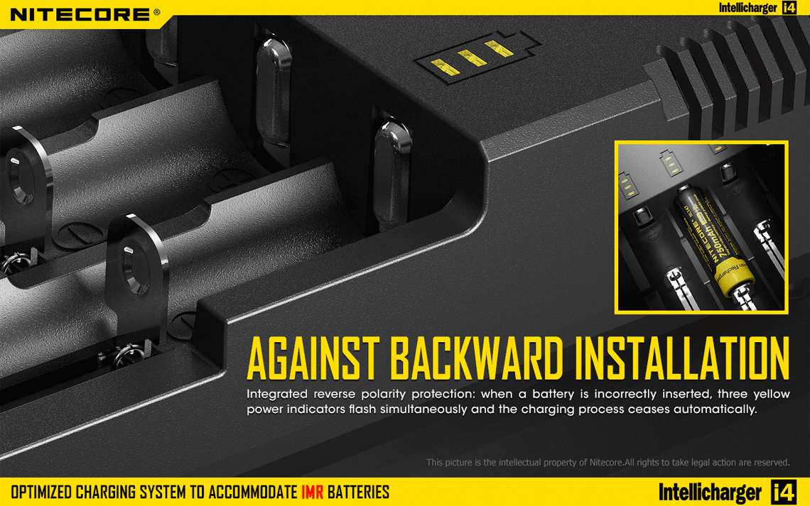 เครื่องชาร์จถ่านอัจฉริยะ Nitecore i4