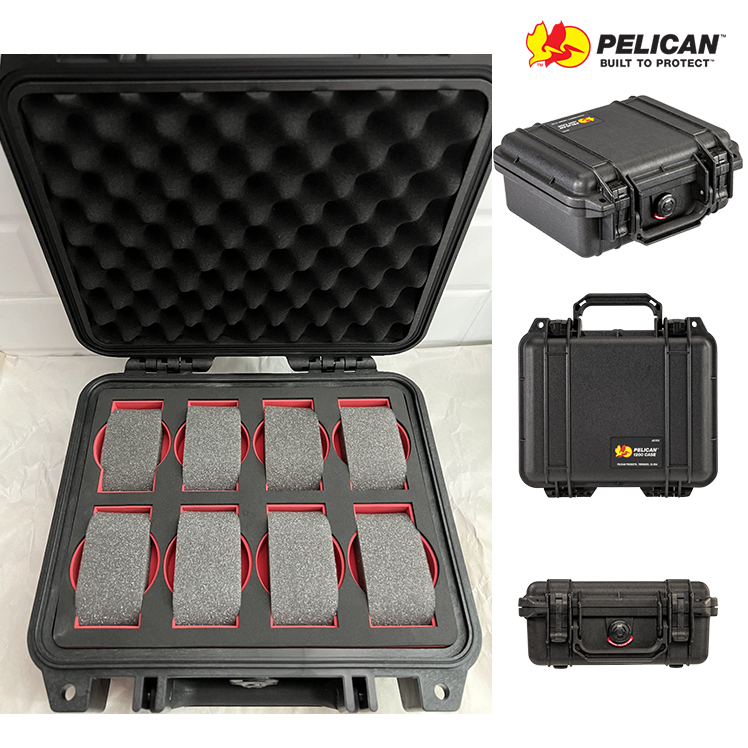 PELICAN 1200 CASE WITH WATCH FOAM - BLACK - กล่องใส่นาฬิกา 8 เรือน