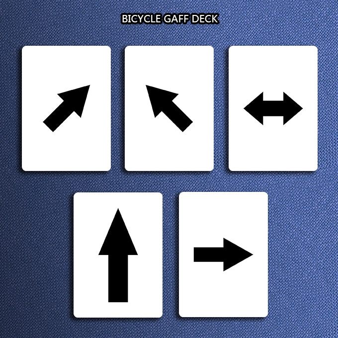 Bicycle Gaff Rider Back Playing Cards (Red)