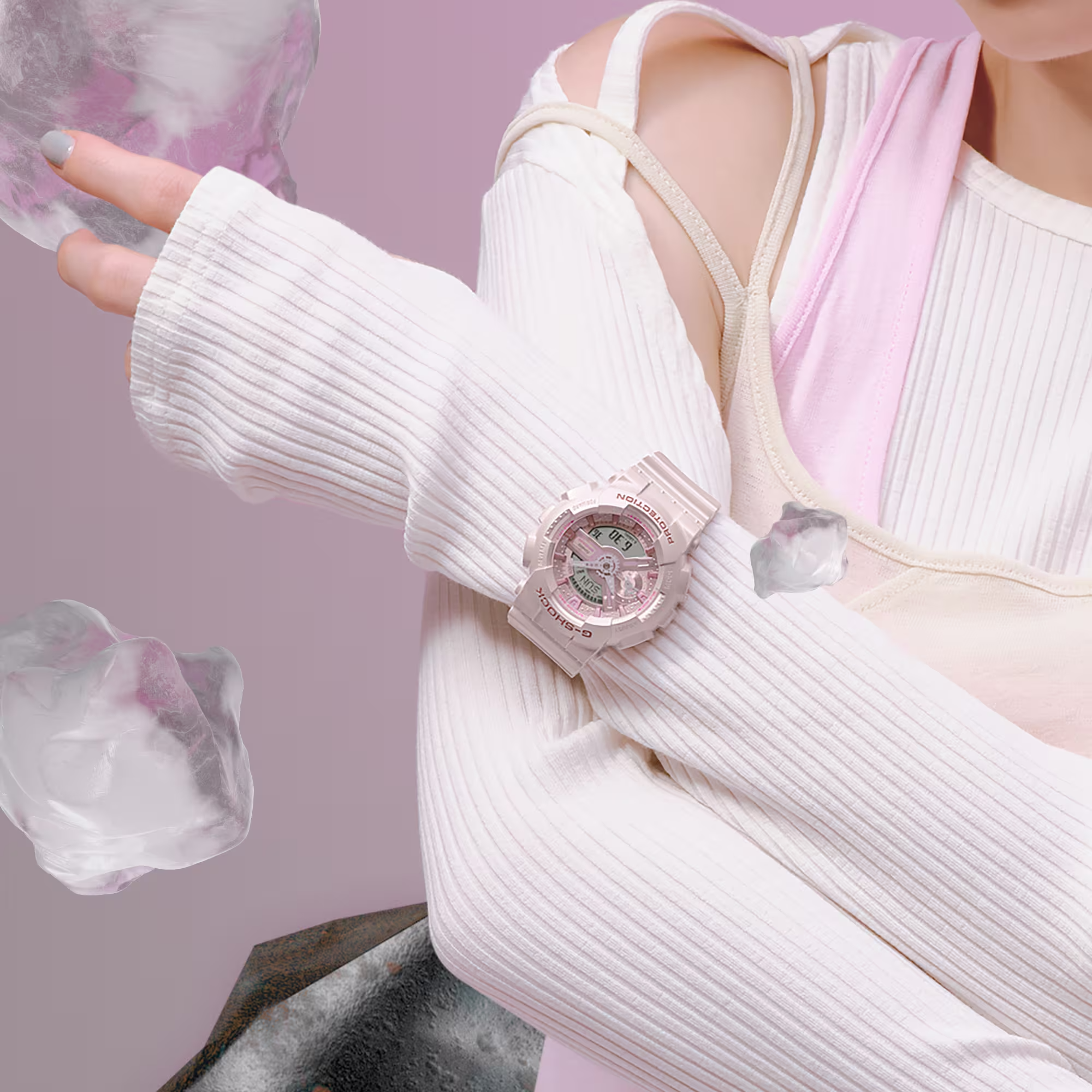 Casio G-Shock นาฬิกาผู้หญิง รุ่น GMA-S110ST-4A จีช็อค