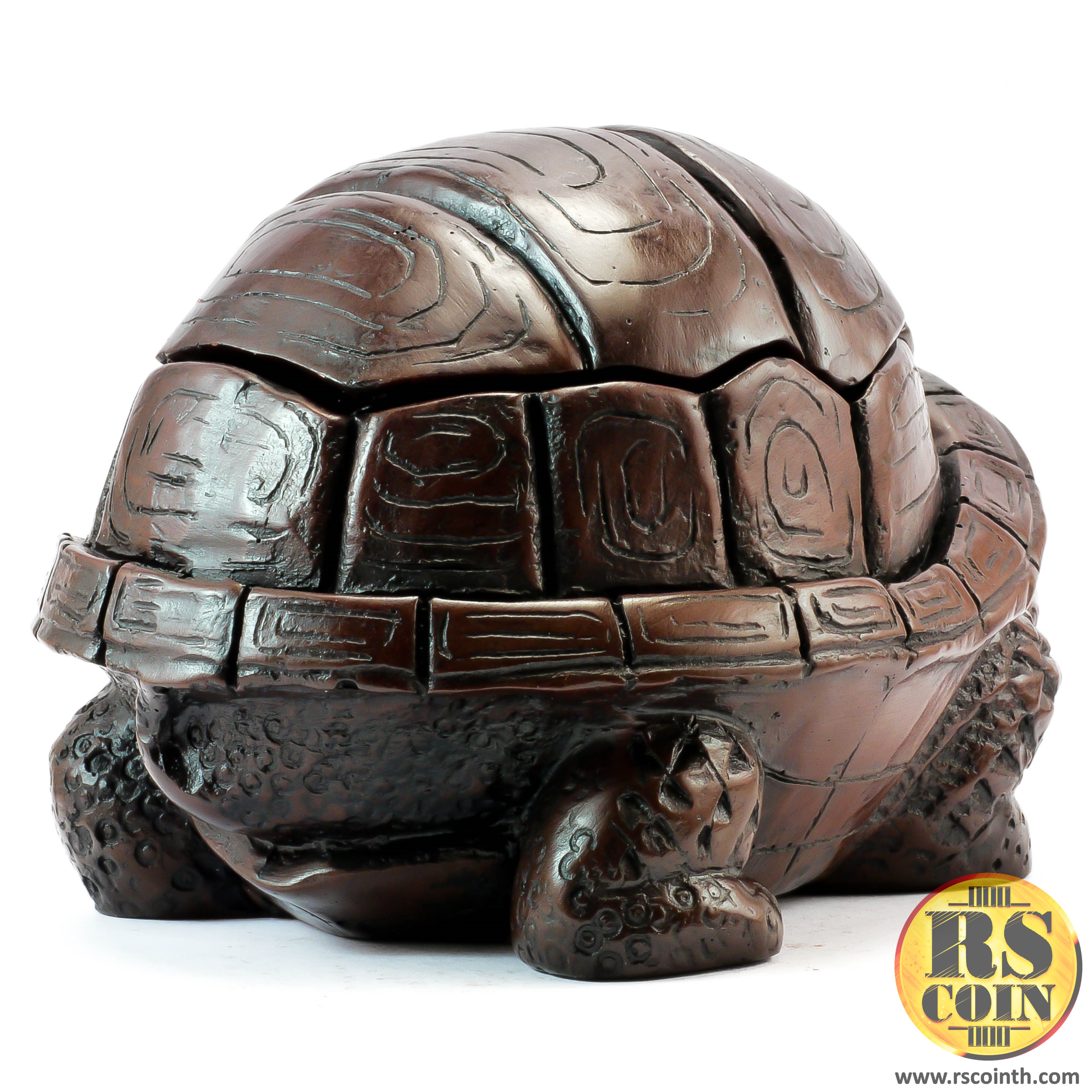 รูปปั้นหิน - เต่าตลับ (Thai Sculpture Stone Reptile Animal Turtle)