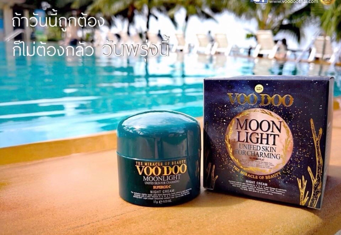 VOO DOO MOON LIGHT NIGHT CREAM วูดู มูนไลท์ ไนท์ ครีม 15 กรัม
