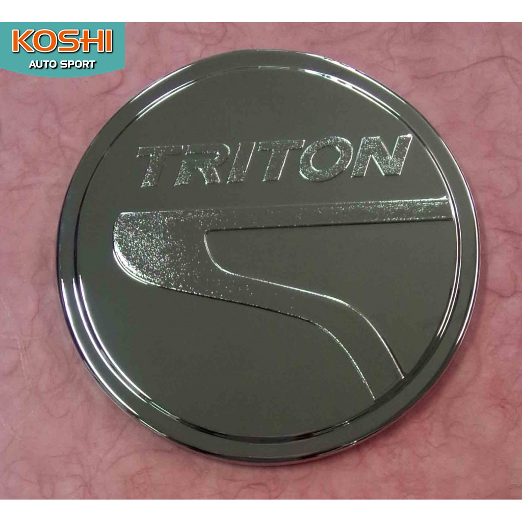 ครอบฝาถังน้ำมัน ชุบโครเมี่ยม Mitsubishi Triton 2016 รุ่น 4ประตู ยี่ห้อ lekone