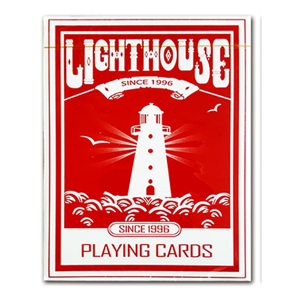Light House Playing Cards (Red)