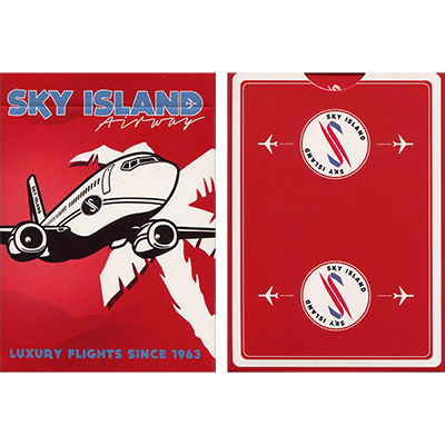 Sky Island Playing Cards (Red)