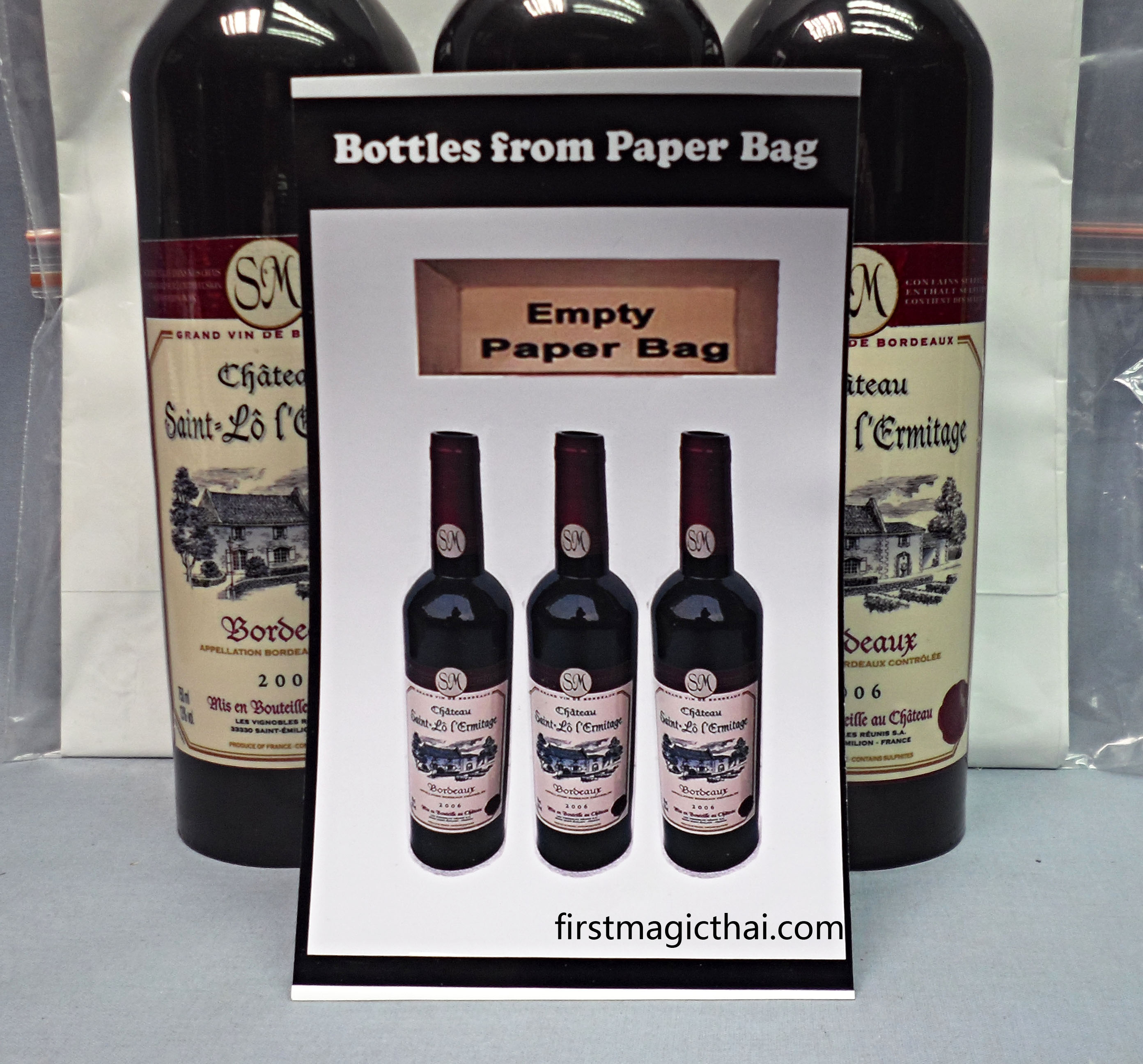 Bottles from Paper Bag