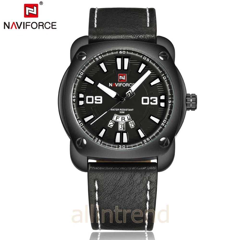 นาฬิกา Naviforce รุ่น NF9096 สีขาว/ดำ ของแท้ รับประกันศูนย์ 1 ปี ส่งพร้อมกล่อง และใบรับประกันศูนย์ ราคาถูกที่สุด