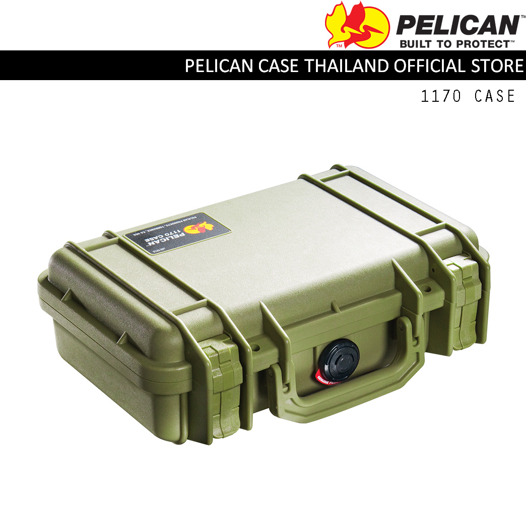 PELICAN 1170 CASE WITH FOAM - OD GREEN