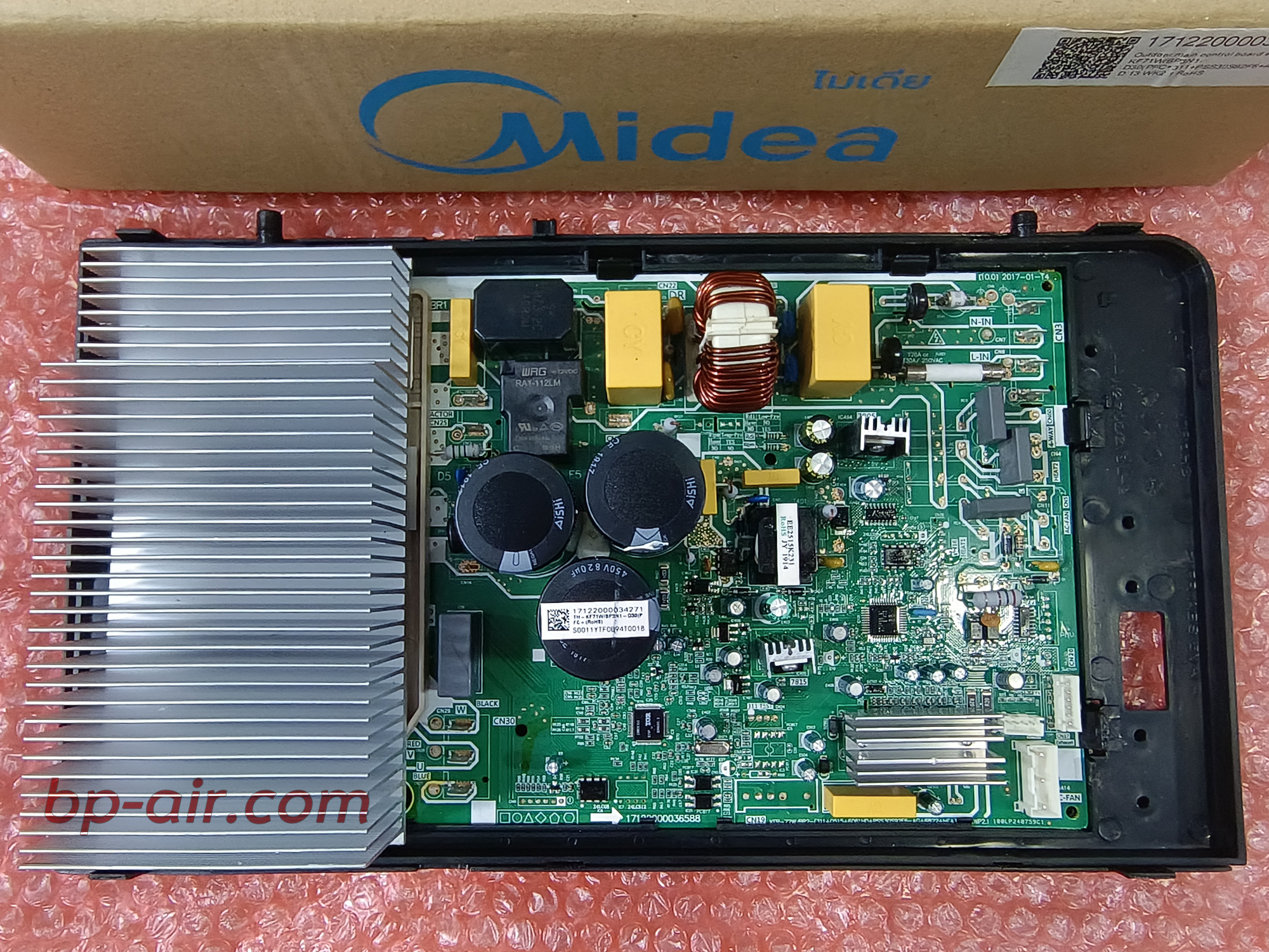 แผงบอร์ดคอยล์ร้อน Midea MOD30-24CFN1-PC5