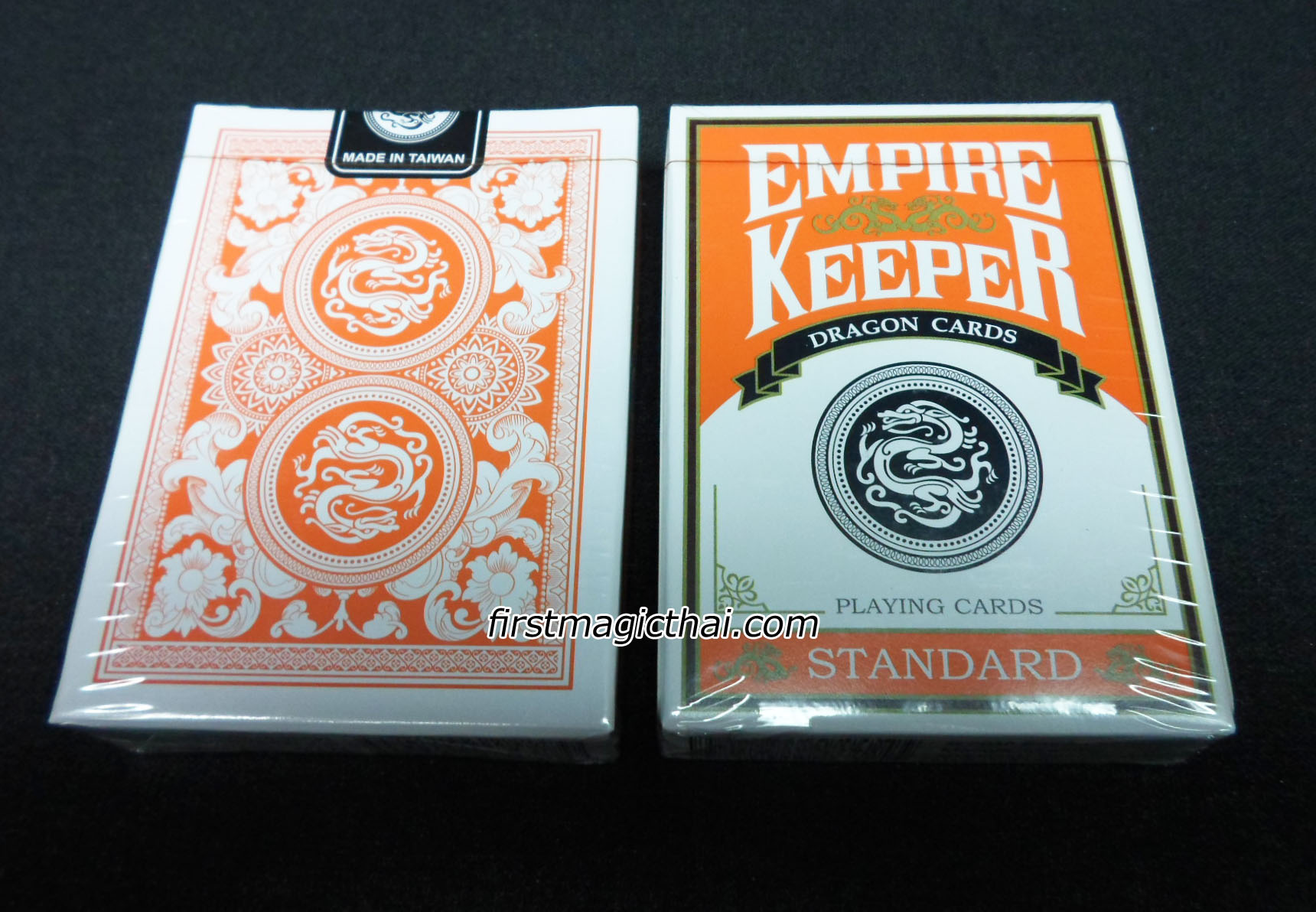 Orange Empire Keeper Dragon Playing Cards
