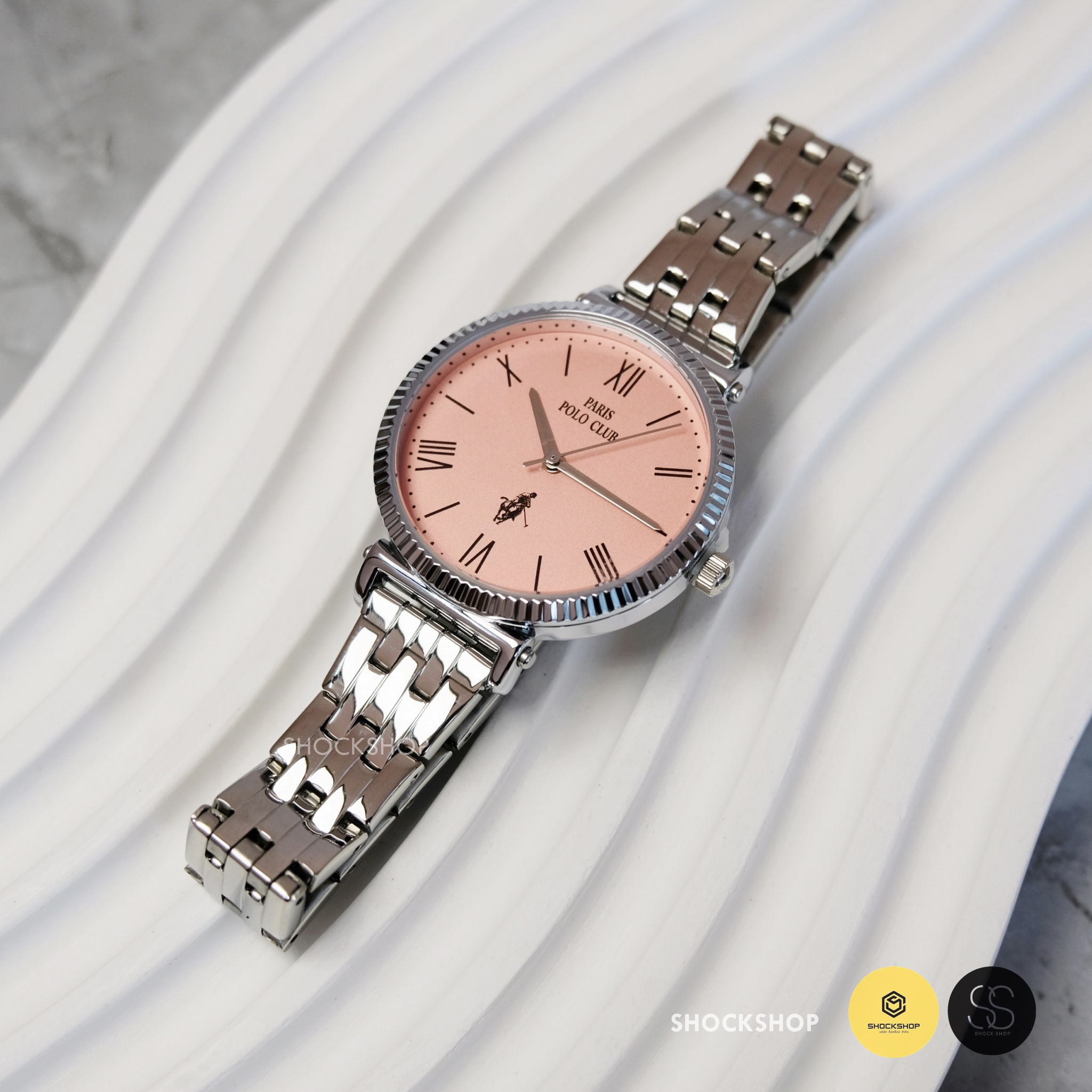 Paris Polo Club นาฬิกาข้อมือผู้หญิง รุ่น 3PP-2203935L-PK โปโล