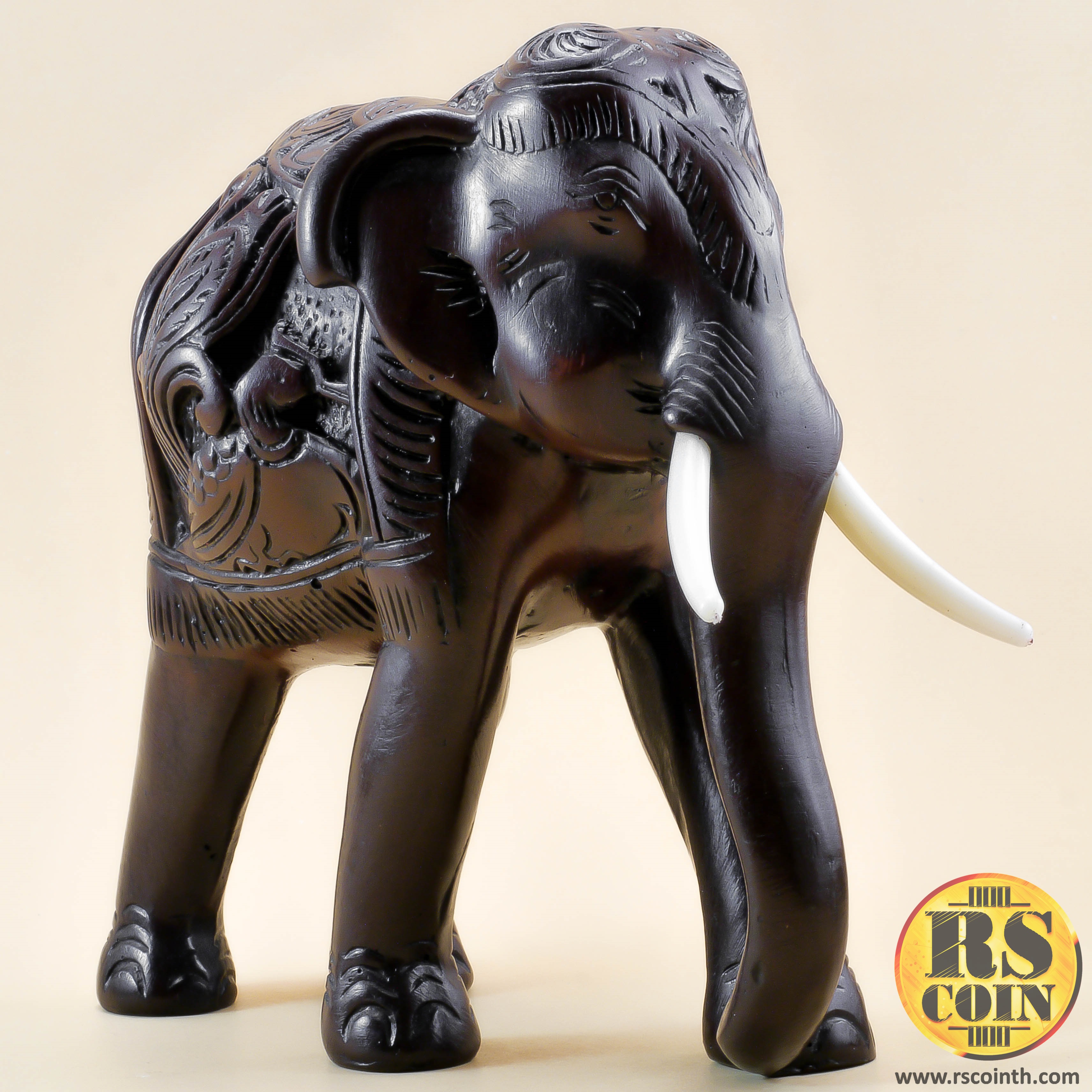 รูปปั้นหิน - ช้างลาย (Thai Sculpture Stone Designed Elephant)