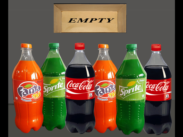 เสก ขวดน้ำอัดลม ขนาดลิตร / Tora Large Bottles